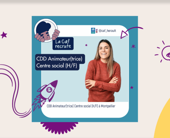 CDD – Animateur(trice) centre social (H/F)