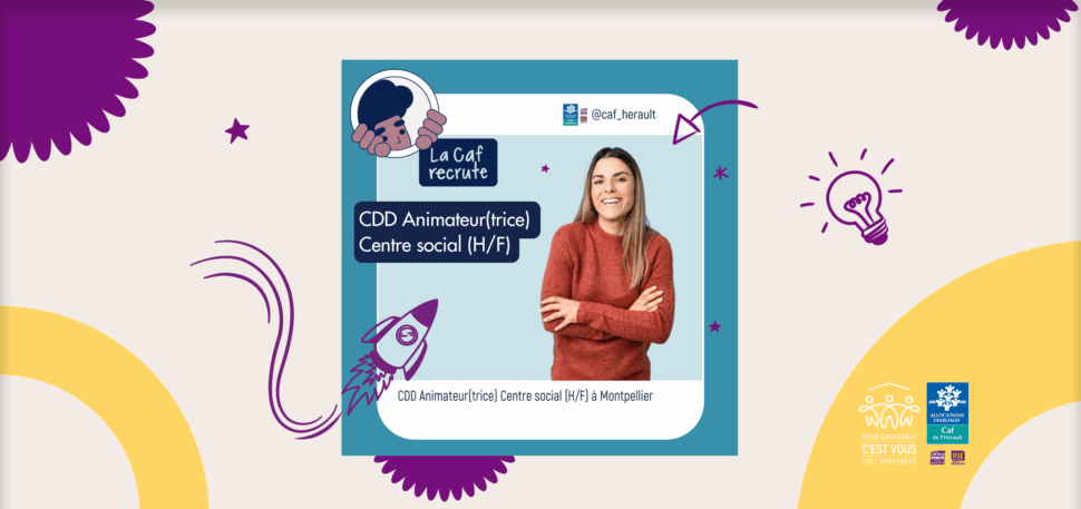 CDD – Animateur(trice) centre social (H/F)