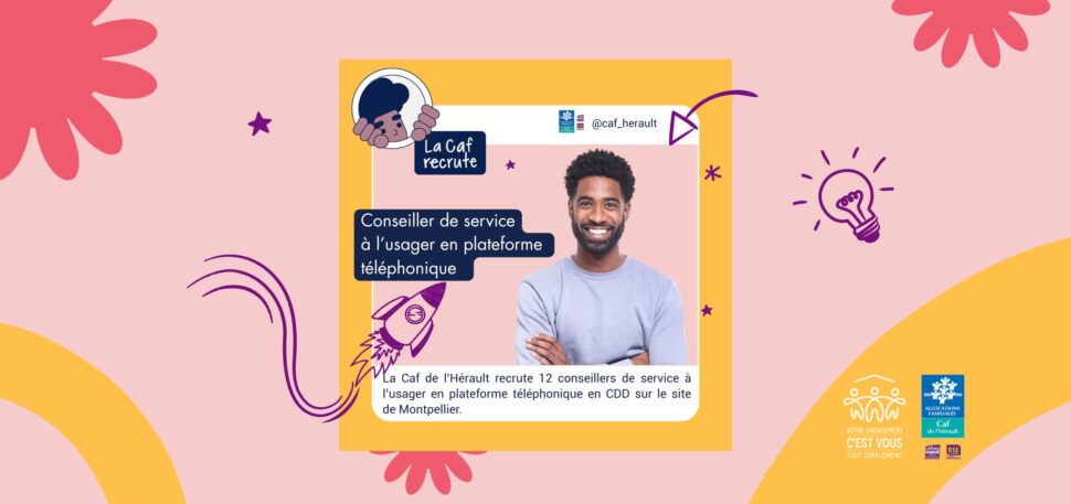 CDD – Conseiller.è.s de service à l’usager en plateforme téléphonique - Montpellier