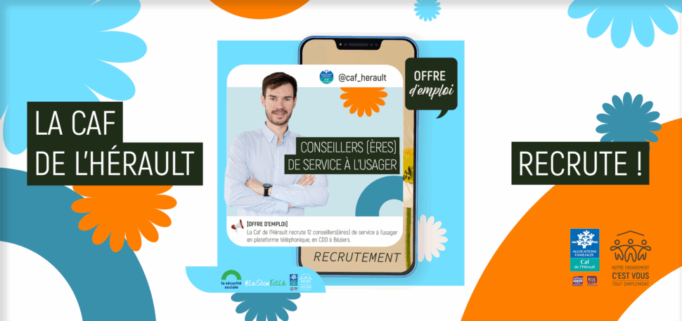 Conseiller.ères de service à l'usager CDD - Béziers