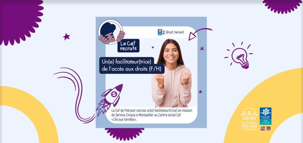 Mission Service Civique Facilitateur de l'accès aux droits au centre social :  L’Île aux Familles