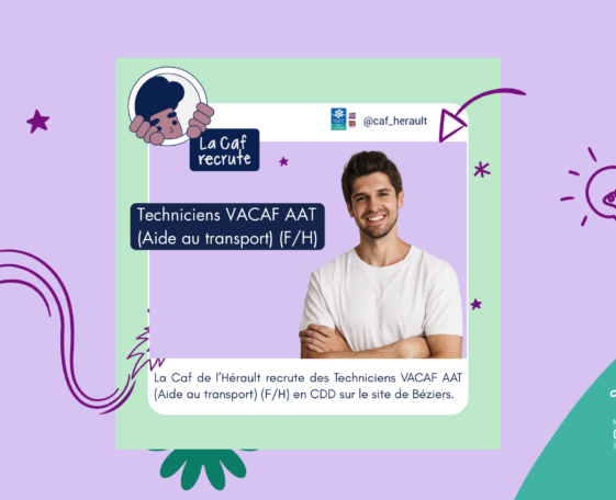 Techniciens.nes VACAF AAT (Aide au transport)