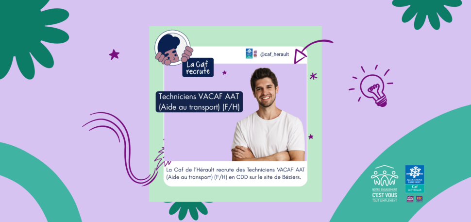 Techniciens.nes VACAF AAT (Aide au transport)