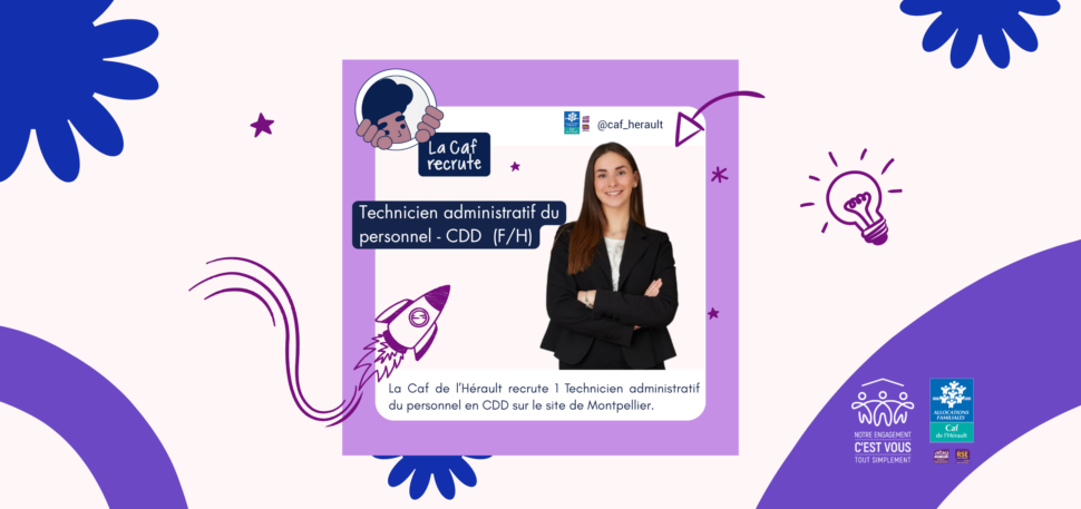 Technicien administratif du personnel – CDD (H/F) à Montpellier