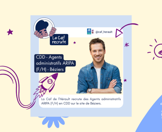 CDD - Agents administratifs ARIPA (H/F) - Béziers
