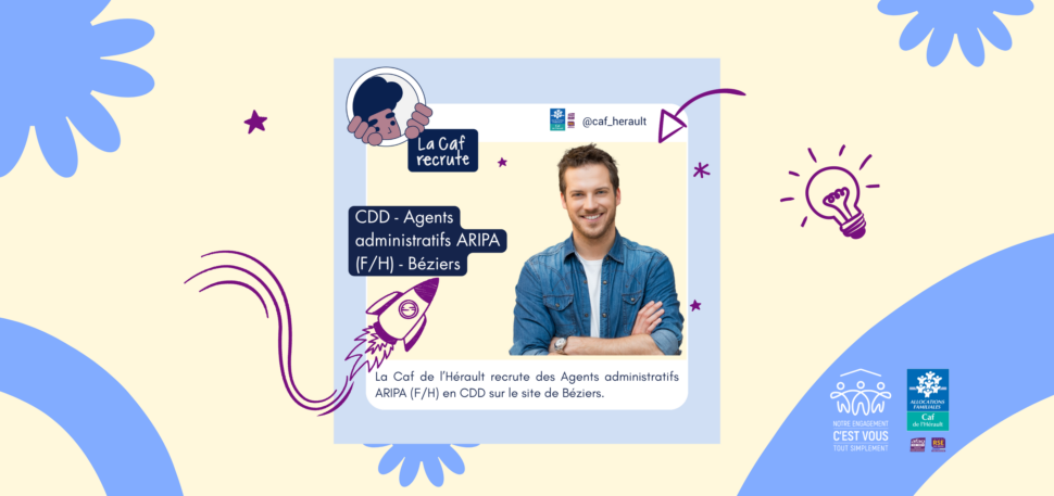 CDD - Agents administratifs ARIPA (H/F) - Béziers