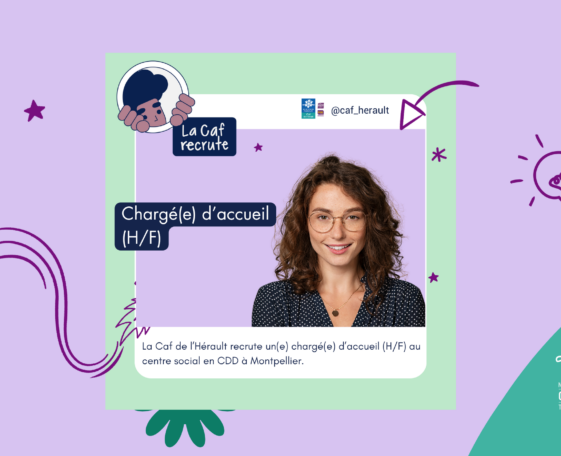 CDD – Chargé d’accueil au centre social (H/F)