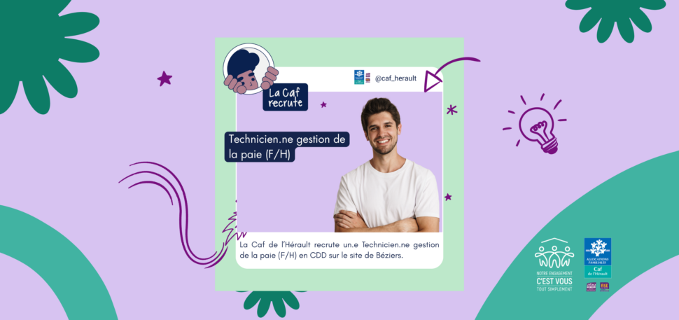 CDD - Technicien.ne gestion de la paie - Béziers