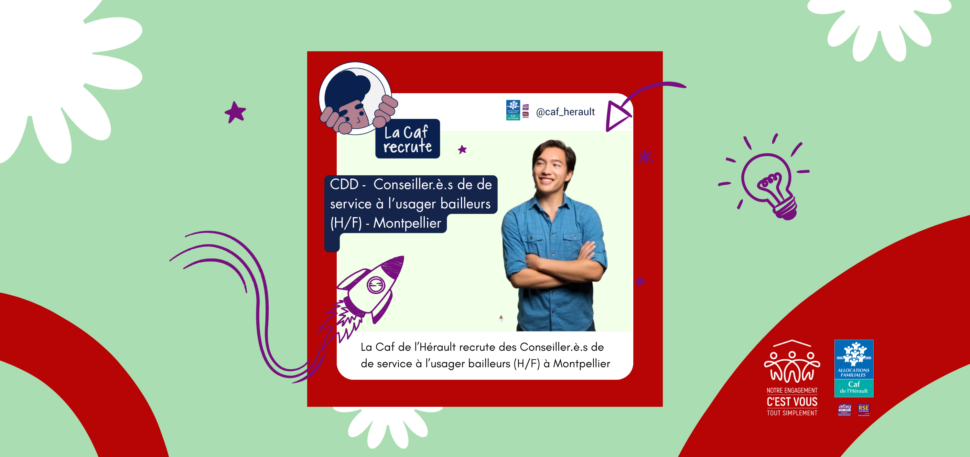 CDD – Conseiller.è.s de service à l’usager bailleurs (H/F) - Montpellier