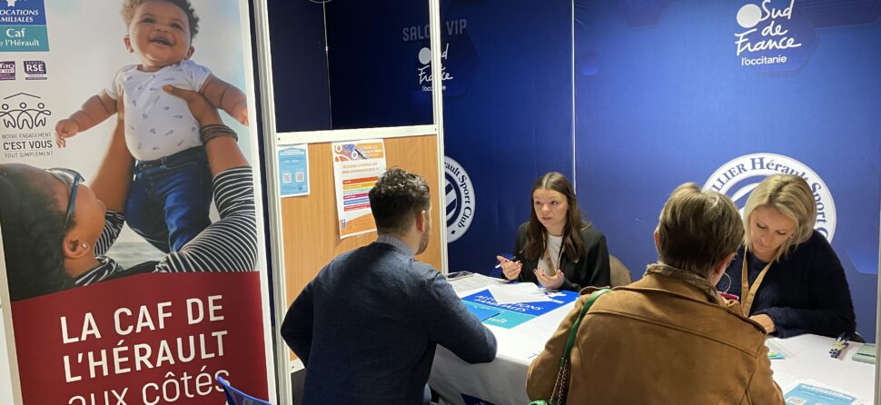 La CAF de l'Hérault présente aux rencontres pour l'emploi de La Mosson !