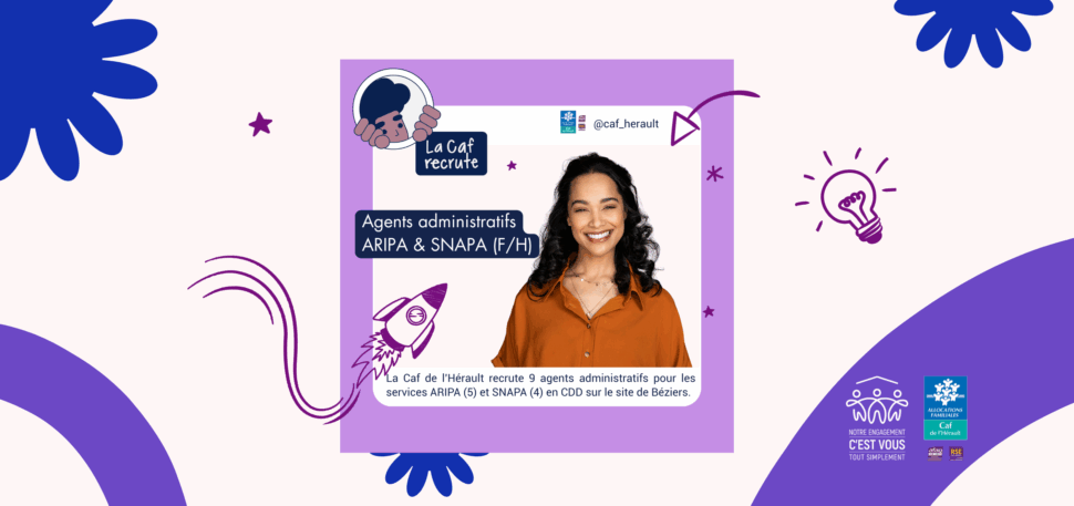 CDD – Agents administratifs ARIPA et SNAPA (H/F)